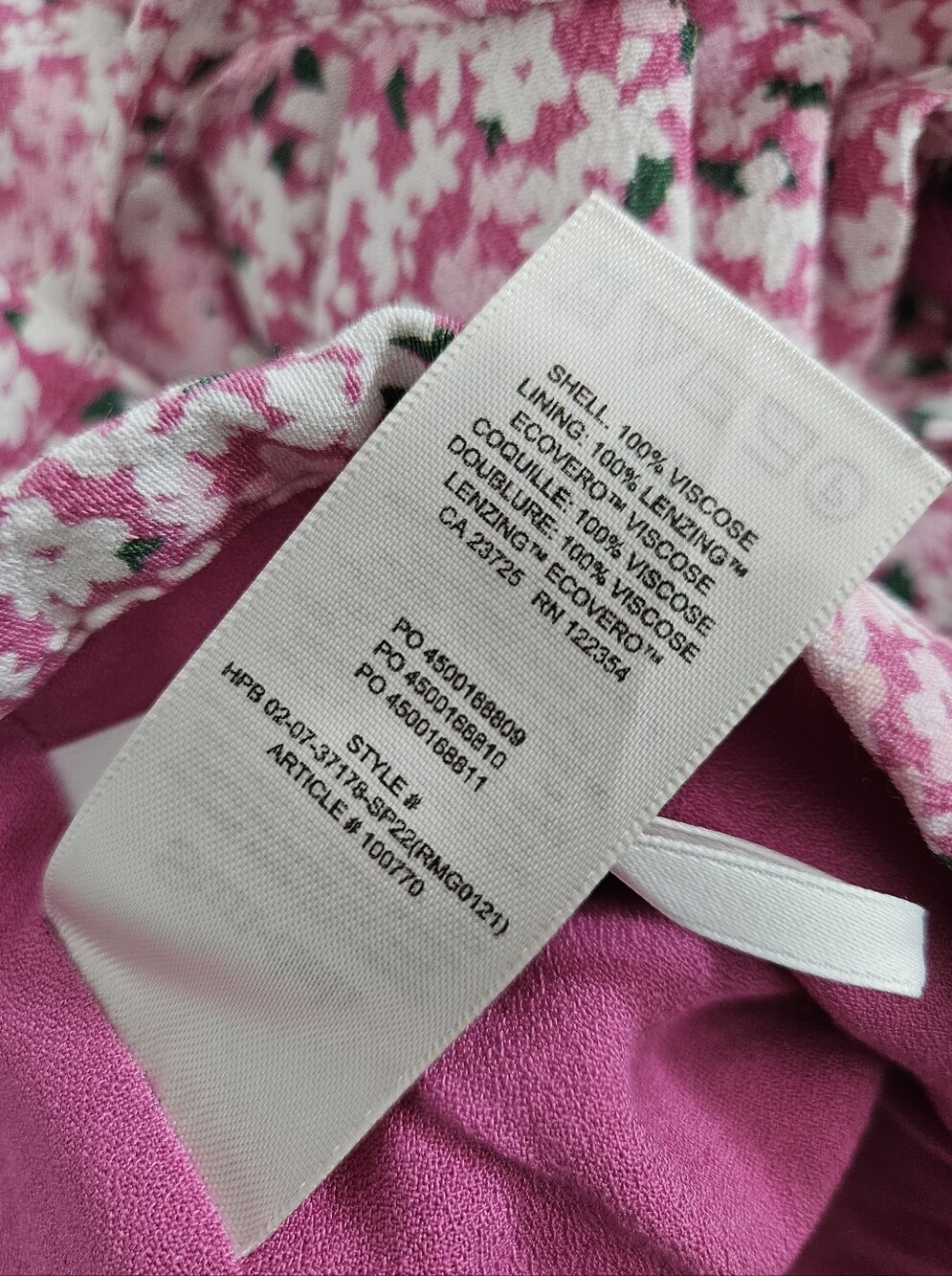 Aritzia Sunday Best Dawson Wrap Mini Skirt Pink Ditsy Floral Medium Cottagecore - Picture 7 of 8